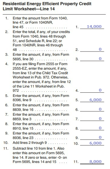 How To File The IRS Form 5695 ITC Solar Tax Credit - A.M. Sun Solar