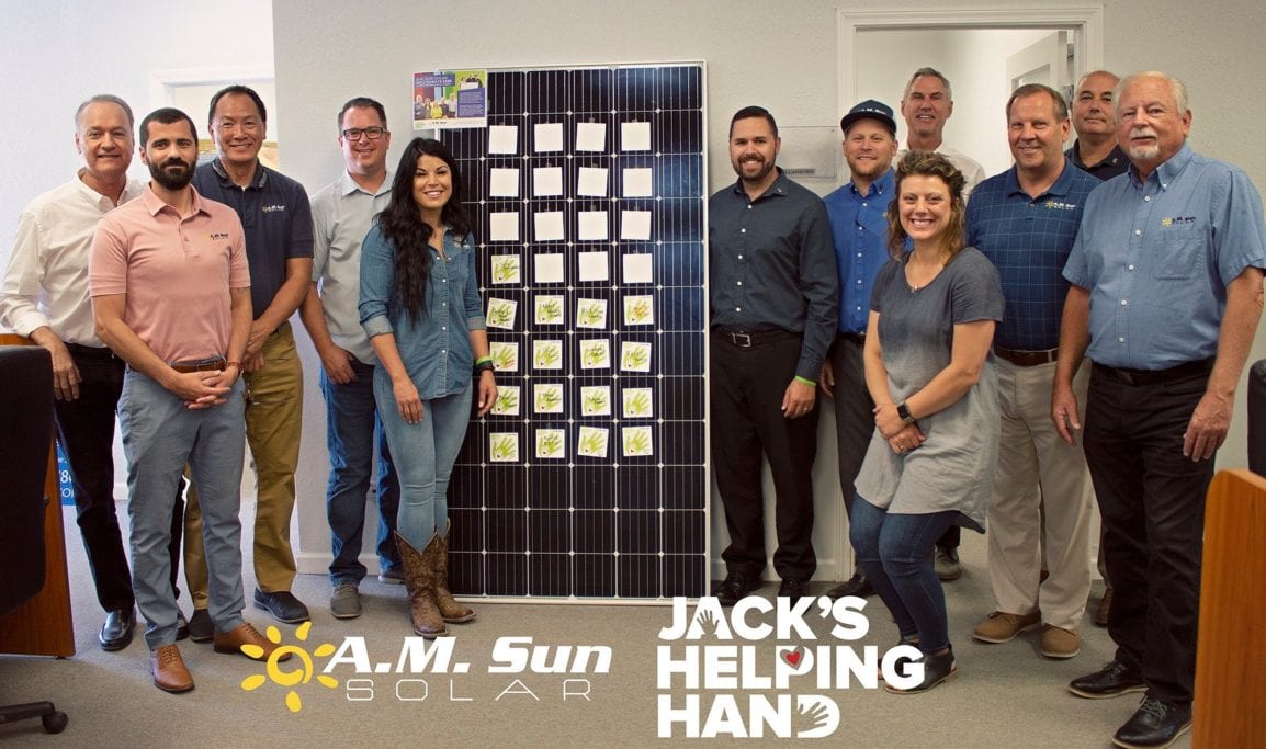 A.M. Sun Solar Supports Jack's Helping Hand During August 2019 Fundraiser