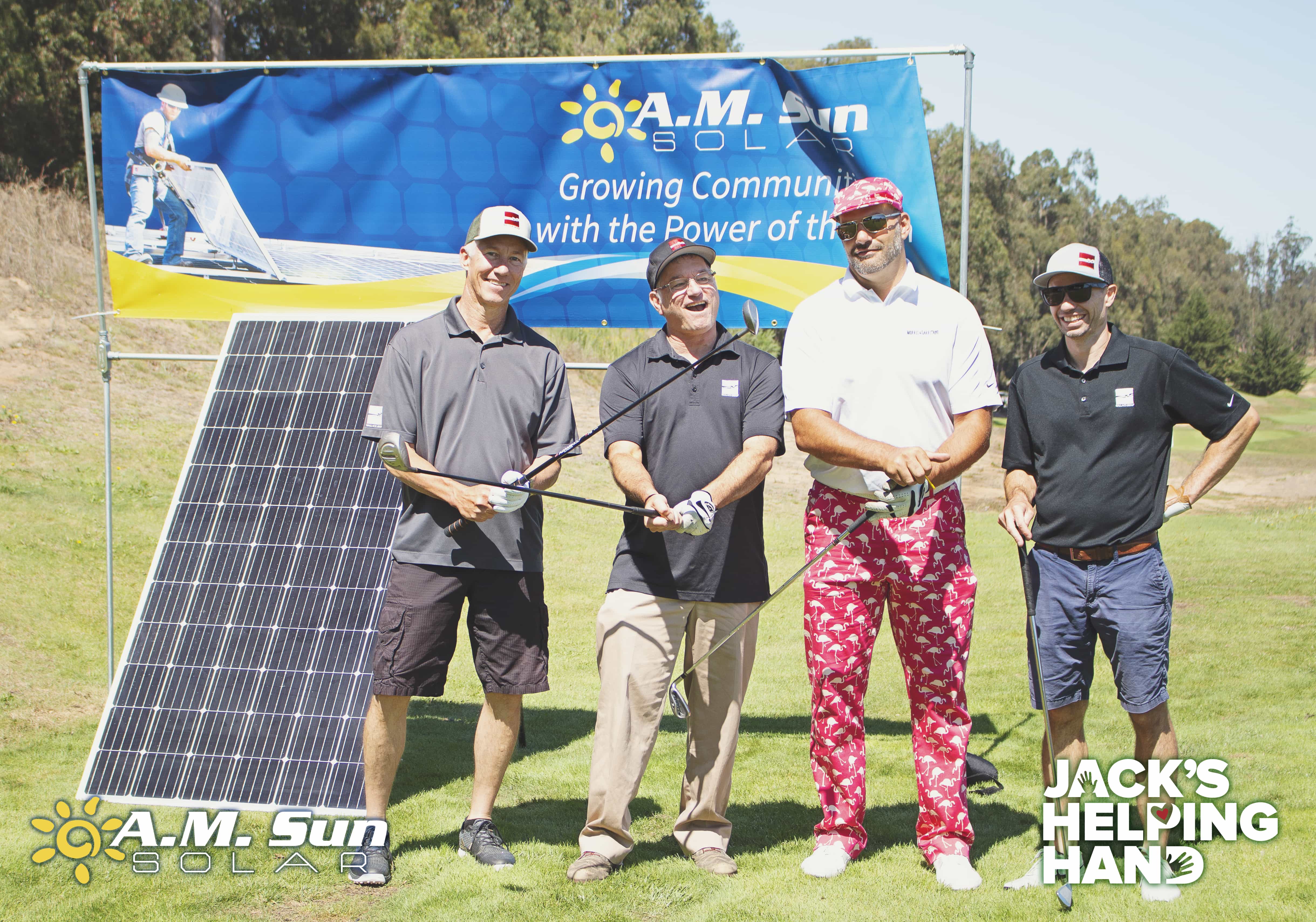 Jack's Helping Hand Golf Tournament - A.M. Sun Solar